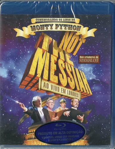 Blu-ray Monty Python Not The Messiah Ao Vivo - Lacrado