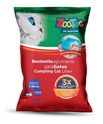 Arena Aglutinante Zootec 12kgs    Petit Pet Shop