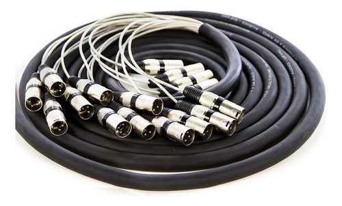 Multicabos Conectores Xlr 16 Vias Amphenol - 30 Mt