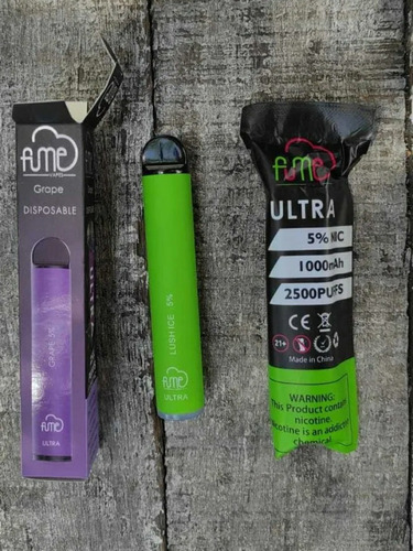 Imagen 5 de 5 de Puff Vaper Marca Fume Ultra 2500 Caladas (sabores Variados)