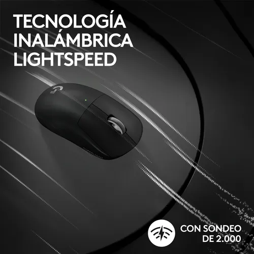 Mouse Gamer Logitech Pro X Superlight 2 Lightspeed Negro