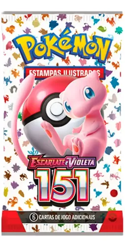 Mini Box 151 Pokémon 18 Boosters Original Copag Lacrada | MercadoLivre