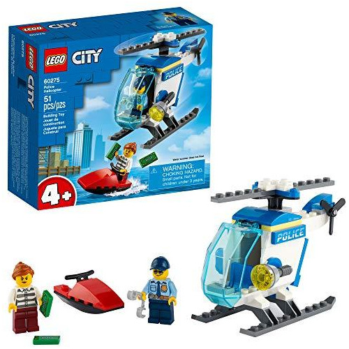 Set Construcción Lego City 51 Piezas Police Helicopter