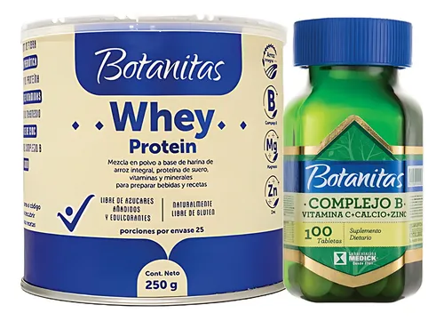 Proteina Whey + Complejo B - g a $360