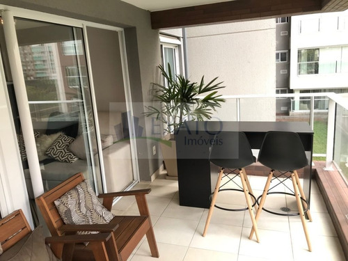 Imagem 3 de 15 de Lindo Apartamento No Campo Belo, Com 69m², 2 Dormitórios, 1 Vaga E Lazer Completo. - Em50077