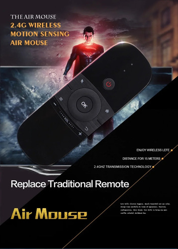Control Remoto Air Mouse Mini Keyboard W1 Con Control Por Vo