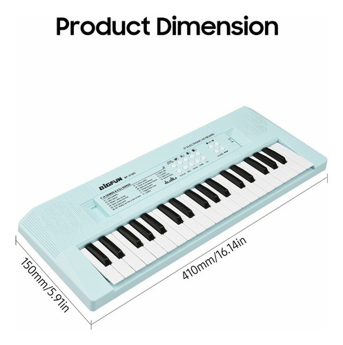 A Piano Electrónico Con Mini Teclado Piano De Teclado De 37