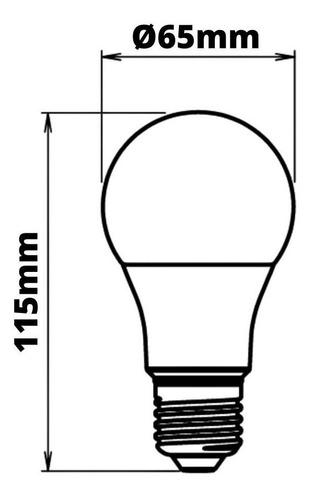 10 Lampadas De Led 15w Bivolt Mega Lumi Cor da luz BRANCA 6500K