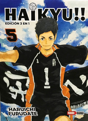 Manga Haikyuu Tomo 5 (3 En 1) Panini Español 