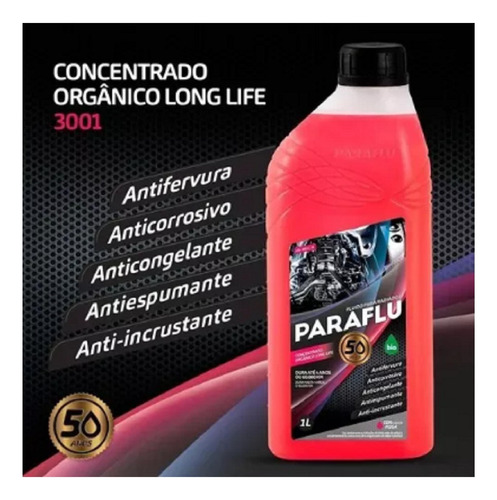 Kit Aditivo Radiador Paraflu Gol G4 G5/ Voyage 1.0 1.6 1.8