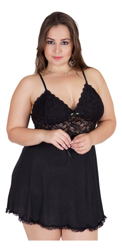 Camisola Sensual Plus Size L2051p Noiva Sexy Extra Baby Doll