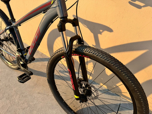 Bicicleta Aro 29 Oggi Hacker Sport 21v Grafite E Vinho