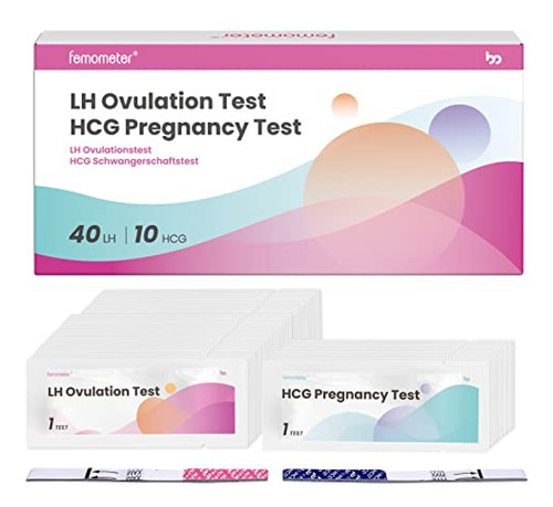 Test De Ovulacion  Femometer 40 Pruebas De Ovulación Y 10 Pr