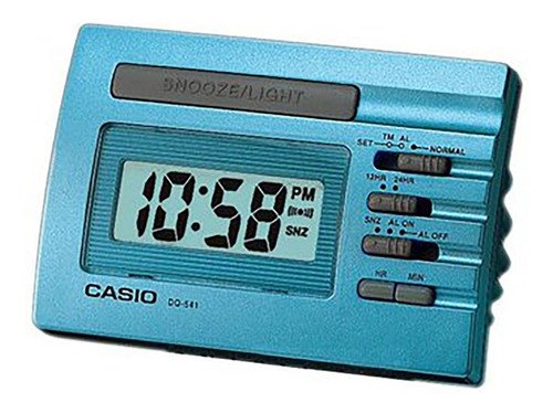 Reloj Despertador Digital Casio Negro Dq-541