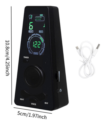 Control De Volumen Estable De Metrónomo Digital