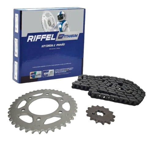 Kit De Transmisión Titanium Marca Riffel Para Yamaha Fz 16