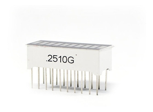 Barra De Leds Color Verde 10 Segmentos