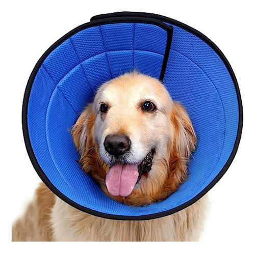 Cono  Suave Para Perros Grandes, Cómodo Collar De Recuperaci