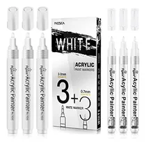 Comprar Marcadores Y Resaltadores Pintura Acrílica Blanca 6 Unidades