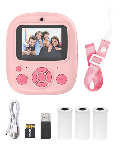 Cámara Digital Térmica De Cumpleaños Para Niños, Pulgadas, I