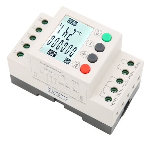 Relé De Monitoreo De Voltaje Trifásico Jvr8002 Under Over