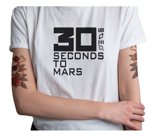 Polera 30 Seconds To Mars Banda Rock Metal Grunge Música 