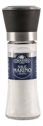 Pack 2 Sal Marina Con Molinillo Drogheria Rellenable 190 Gr.