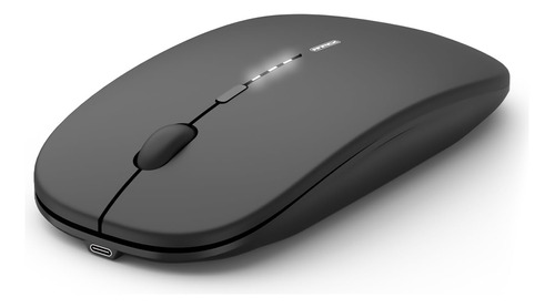 Mouse Inalambrico Recargable Nivel Bateria Visible Raton 2.4