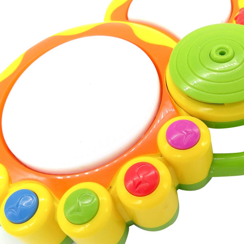 Imagen 4 de 5 de Tambor Musical Interactivo Primera Infancia Poppi 6752