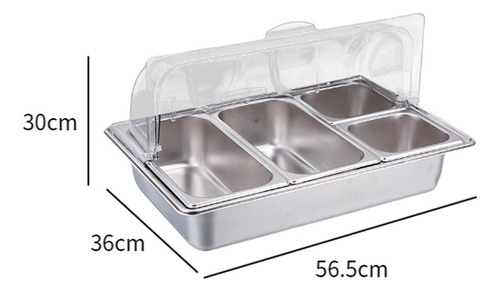 Comida Chafer Chafing Dish Cenas Bandeja De Comida 4 Ranuras
