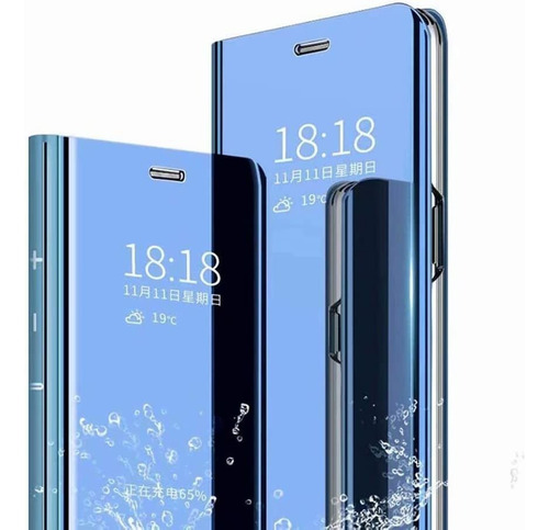Funda Para LG Velvet 5g Uw Carcasa, Espejo Funda Flip B122