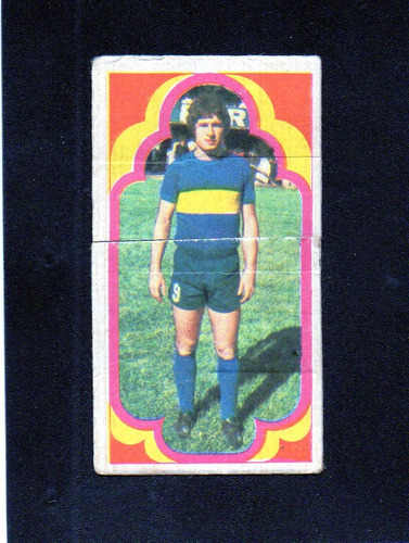 Jugadores 1975. Figurita N° 9 Garcia Cambon. Boca Jrs. Mira!