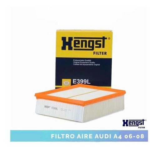 Filtro Aire Audi A4 S4 Rs4 2001/ 08 Hengst