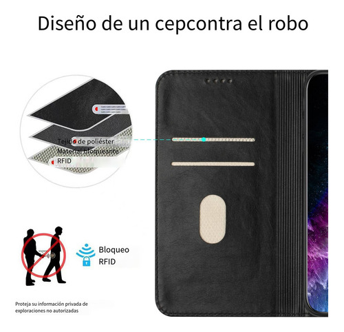 Funda Tipo Cartera Magnética Para Samsung Galaxy A11 Eu/m01s/a10s Con Bloqueo Rfid