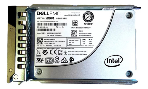 Disco sólido interno Dell 960GB 2.5 SATA X31G3