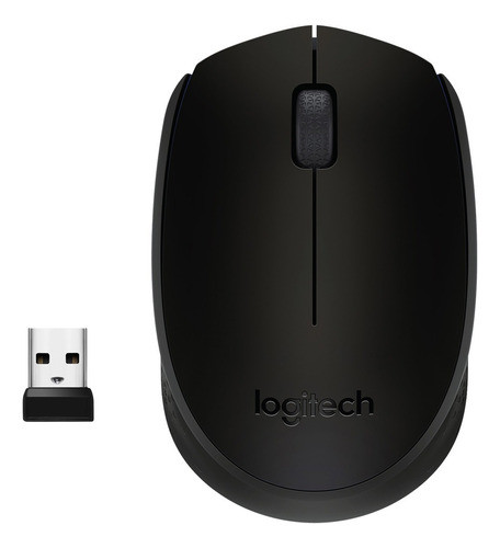 Mouse inalámbrico Logitech  M170 negro