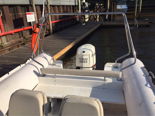Semirrigido Baader 690 Con Evinrude Etec 150 Hp V6 Año 2016