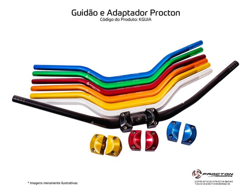 Guidão Procton Esportivo + Adaptador - Xj6 N