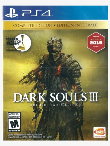 Dark Souls 3 Fire Edition Ps4 Envio Gratis Nuevo Sellado*