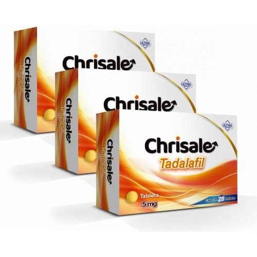 Chrisale Tadalafil 5 Mg Con 28 Tabletas Ultra / 3 Cajas