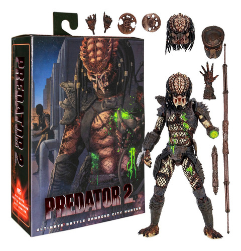 Depredador Ultimate City Hunter Predator Neca De Lujo