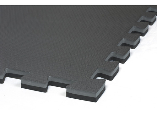 Tatame Tapete Eva 100x100x1cm 1x1 Metro 10mm Preto