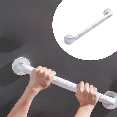 Alça De Segurança De Aço Inoxidável Com Suporte De 50 Cm