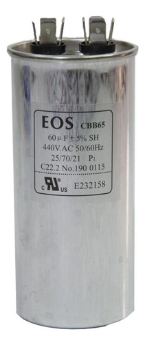 Capacitor Partida 10uf Ar Condicionado Split 380v Cbb65 Eos