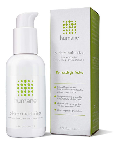 Humane Hidratante Facial Ligero Diario Sin Aceite Para Piel 