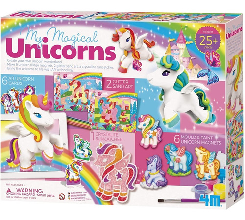 Set De Manualidades Infantiles Unicornios Mágicos - 4m