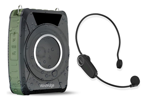 Winbridge M801 Amplificador De Voz Verde Oscuro