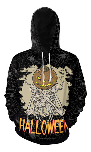 Ba Sudadera Con Capucha Calabaza Callejera De Halloween
