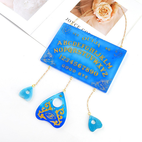 2x Ouija Heart Planchette Molde De Silicona De Resina Moldes