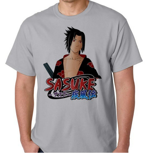 Frete Grátis Sasuke Anime Mangá Camiseta Camisa Blusa Unisse